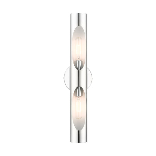 Novato 2-Light Large ADA Wall Sconce in Polished Chrome