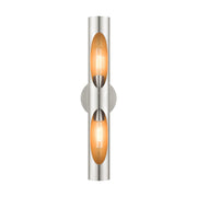 Novato 2-Light Large ADA Wall Sconce in Brushed Nickel