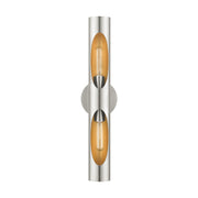 Novato 2-Light Large ADA Wall Sconce in Brushed Nickel