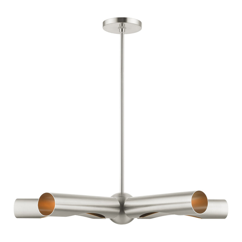 Novato 5-Light Chandelier in Brushed Nickel
