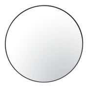 Tablet 30" Round Wall Mirror in Black