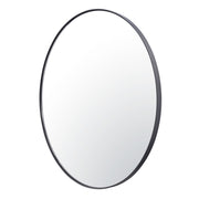 Tablet 30" Round Wall Mirror in Black