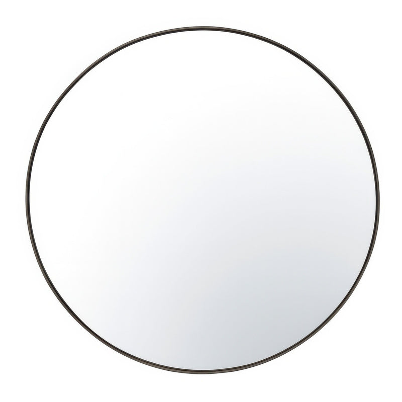 Tablet 30" Round Wall Mirror in Bronze