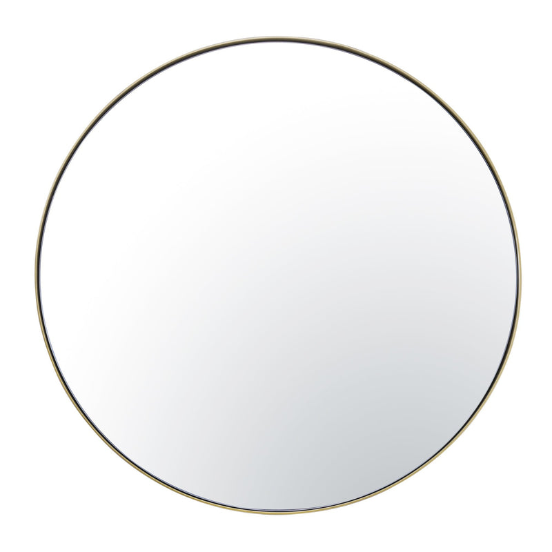 Tablet 30" Round Wall Mirror in Gold