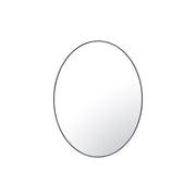 Tablet 22" x 30" Oval Wall Mirror in Black
