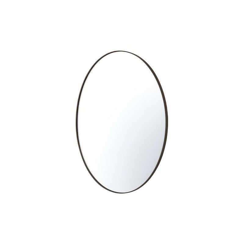 Tablet 22" x 30" Oval Wall Mirror in Bronze