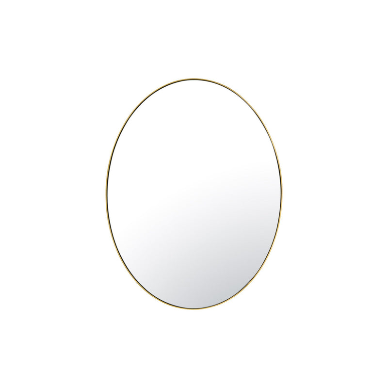 Tablet 22" x 30" Oval Wall Mirror in Gold