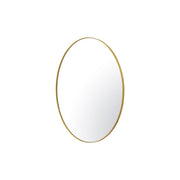Tablet 22" x 30" Oval Wall Mirror in Gold