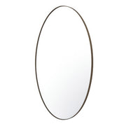 Tablet 24" x 40" Oval Wall Mirror in Bronze
