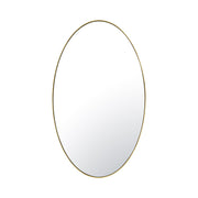 Tablet 24" x 40" Oval Wall Mirror in Gold