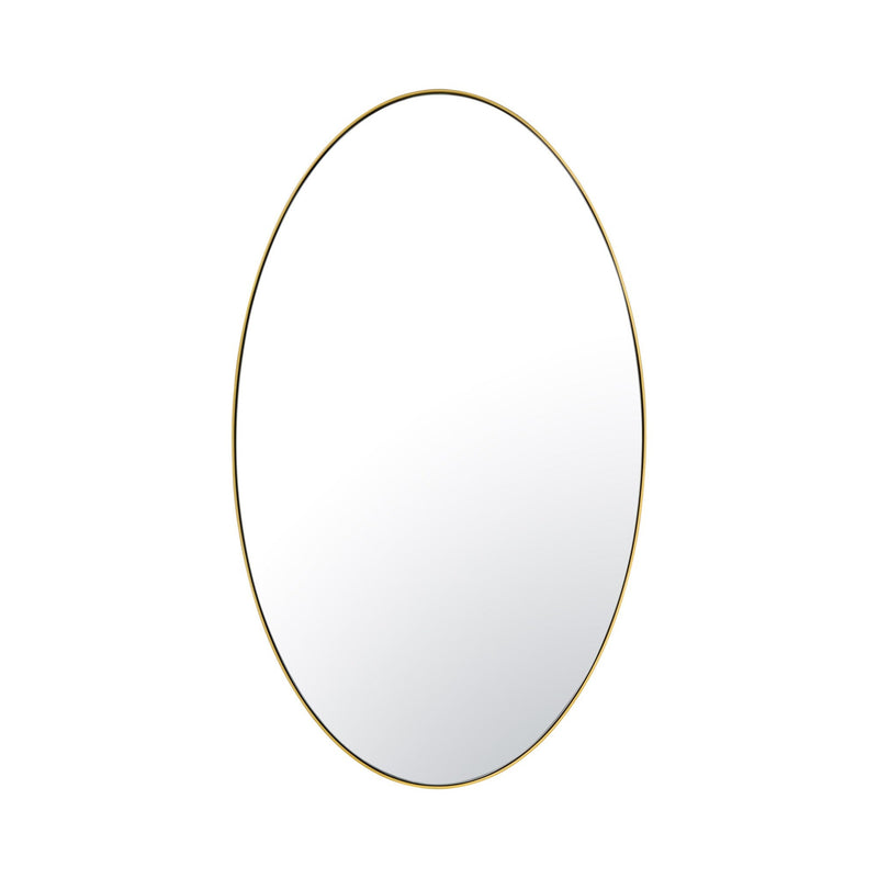 Tablet 24" x 40" Oval Wall Mirror in Gold