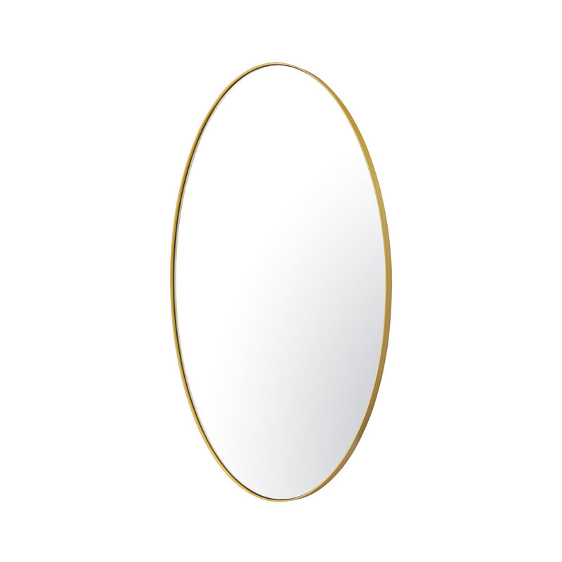 Tablet 24" x 40" Oval Wall Mirror in Gold