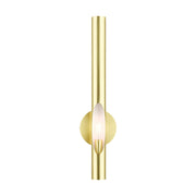 Acra Tall ADA Wall Sconce in Satin Brass