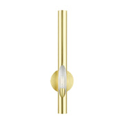 Acra Tall ADA Wall Sconce in Satin Brass