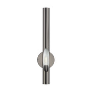 Acra Tall ADA Wall Sconce in Black Chrome