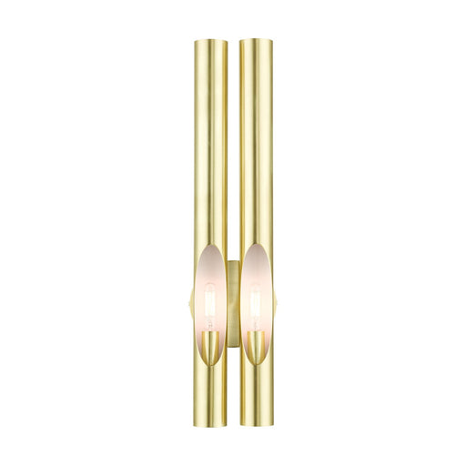 Acra 2-Light Large ADA Wall Sconce in Satin Brass
