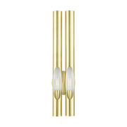 Acra 2-Light Large ADA Wall Sconce in Satin Brass