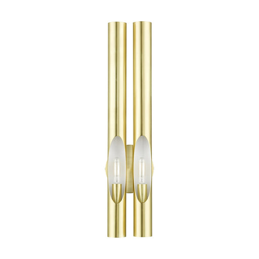 Acra 2-Light Large ADA Wall Sconce in Satin Brass