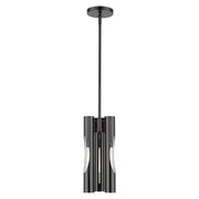 Acra 3-Light Chandelier in Black Chrome