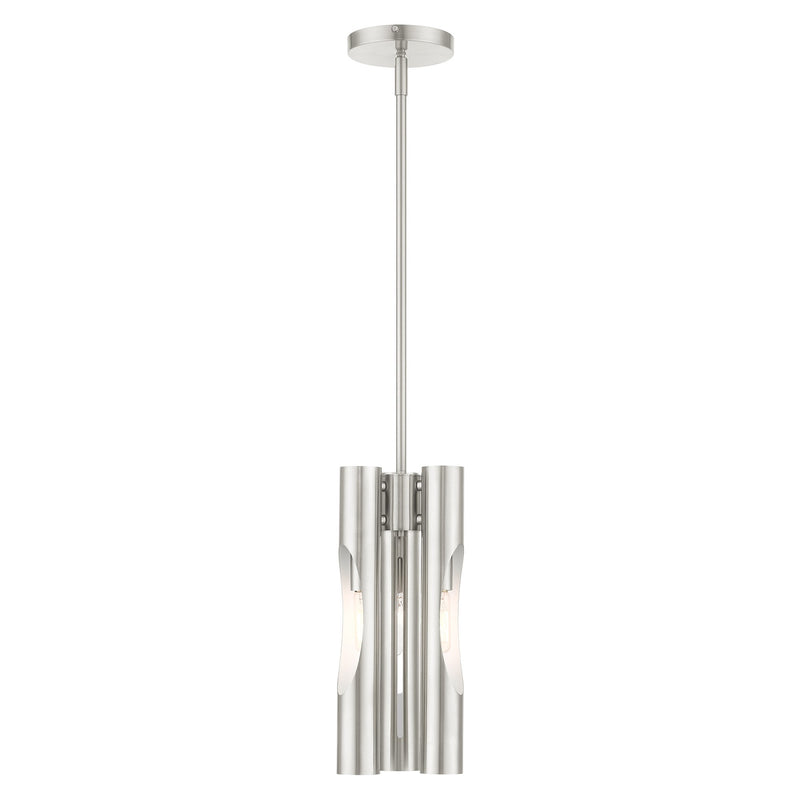 Acra 3-Light Chandelier in Brushed Nickel