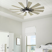 Cirque 60" 12-Blade LED Ceiling Fan in Matte Black