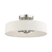 Venlo 4-Light Semi-Flush Mount in Brushed Nickel