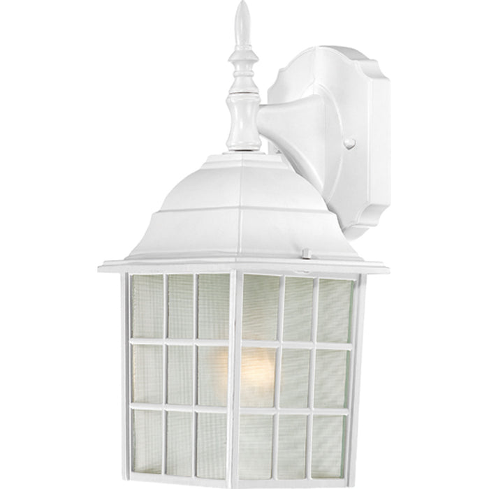 Adams 1-Light 14" Outoor Wall in White