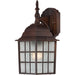 Adams 1-Light 14" Outoor Wall in Rustic Bronze