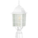 Adams 1-Light 17" Outdoor Post in White