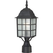 Adams Outdoor Post Light in Textured Black