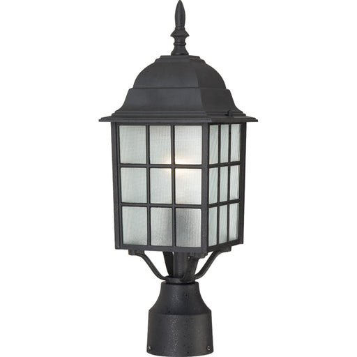 Adams 1-Light 17" Outdoor Post in Textured Black
