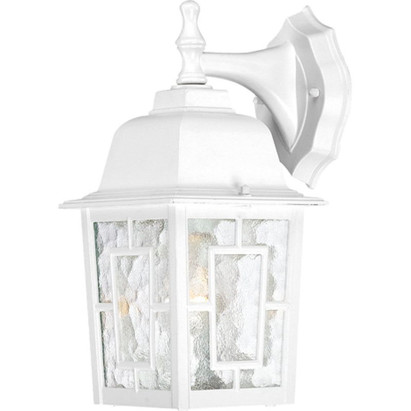 Banyan Small Outdoor Wall Lantern in White