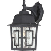 Banyan Small Outdoor Wall Lantern in Textured Black