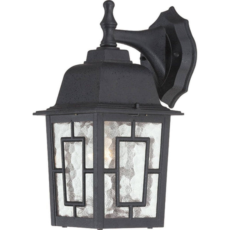 Banyan Small Outdoor Wall Lantern in Textured Black
