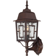 Banyan Large Outdoor Wall Lantern in Rustic Bronze