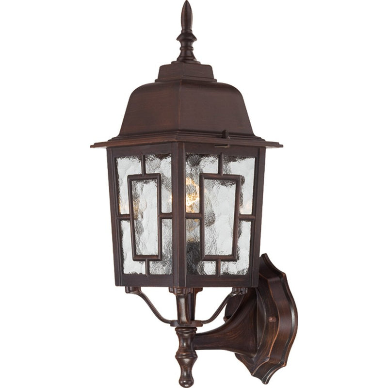 Banyan Large Outdoor Wall Lantern in Rustic Bronze