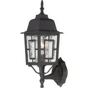 Banyan Large Outdoor Wall Lantern in Textured Black