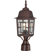 Banyan Outdoor Post Light in Rustic Bronze