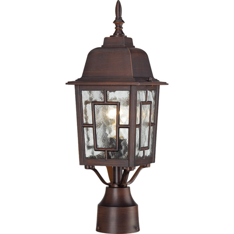 Banyan Outdoor Post Light in Rustic Bronze