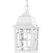 Banyan Outdoor Lantern Pendant in White