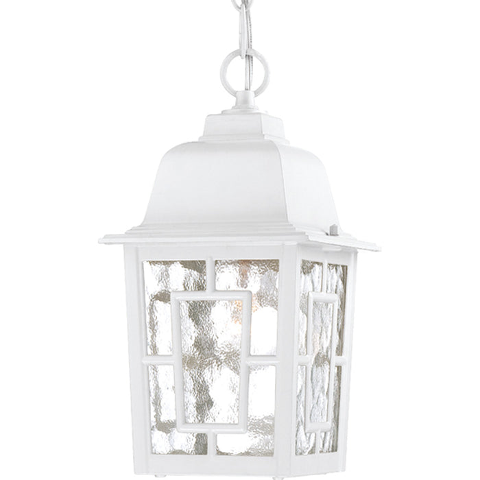 Banyan 1-Light Outdoor Hanging in White
