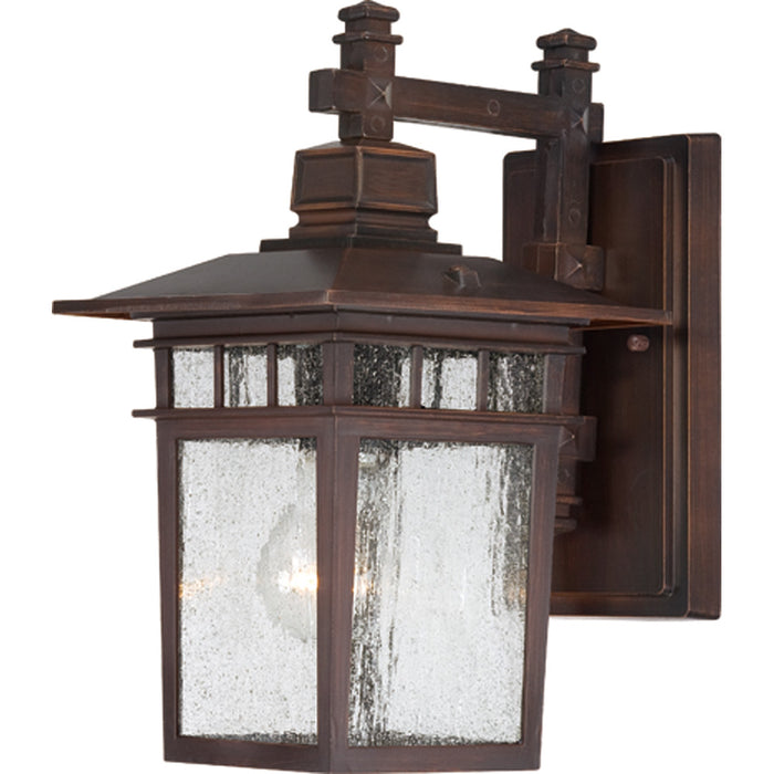 Cove Neck 1-Light Outdoor Wall in Rustic Bronze