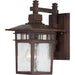 Cove Neck 1-Light Outdoor Wall in Rustic Bronze