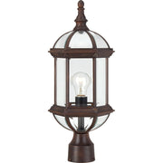 Boxwood Outdoor Post Light in Rustic Bronze