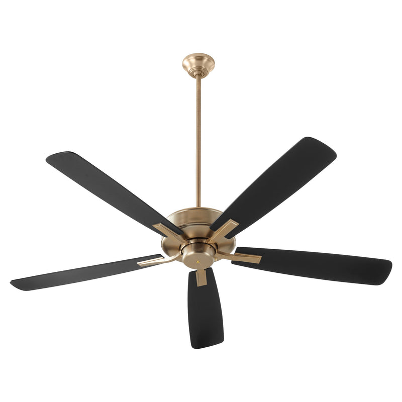 Ovation 60" 5-Blade Ceiling Fan in Aged Brass