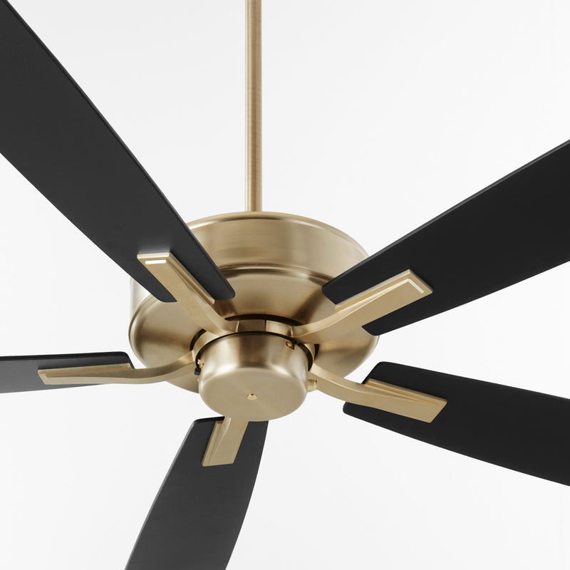 Ovation 60" 5-Blade Ceiling Fan in Aged Brass