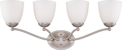 Patton 4 Light Vanity in Brushed Nickel