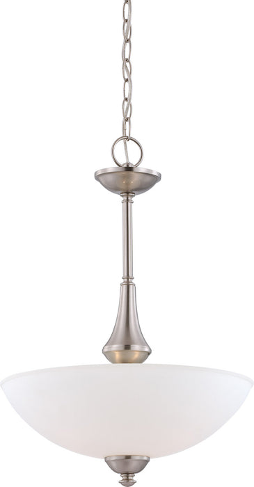 Patton 3 Light Pendant in Brushed Nickel