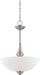 Patton 3 Light Pendant in Brushed Nickel