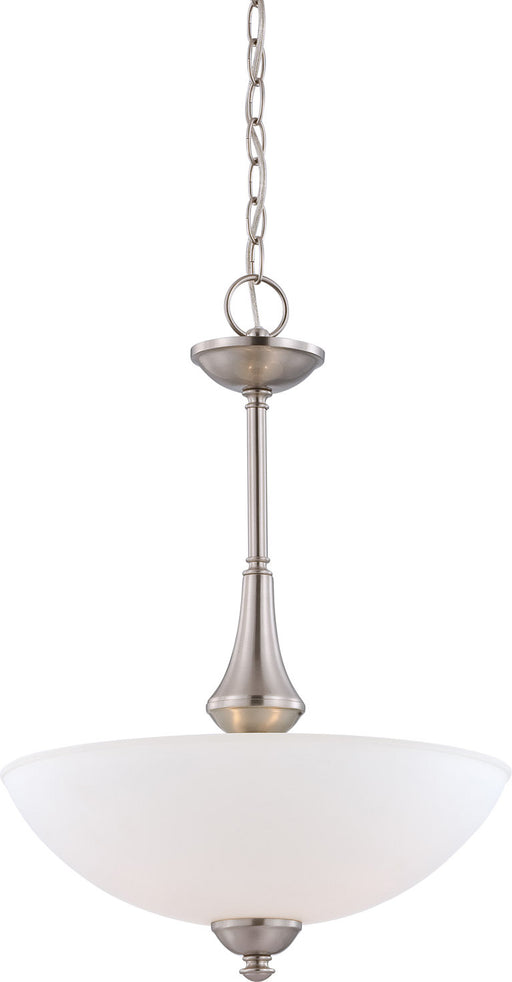 Patton 3 Light Pendant in Brushed Nickel